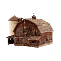 PF5190 โรงนา Rustic Barn - HO Scale Kit 