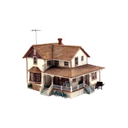 PF5196 Corner Porch House - HO Scale Kit