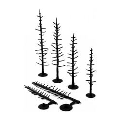 TR1124	ต้นสน Tree Armatures  สูง  (6.35 cm - 10.1 cm)  